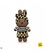 Just Dutch Gehaakte Knuffel | Melanie /Nina | Black Afro Outfit | 25 cm | 100 % Cotton | 0+