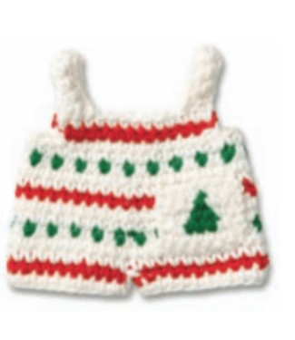 Just Dutch Gehaakte Knuffel | Miffy/Nijntje | Clothing | Christmas Overall | 25 cm | 100 % Cotton | 0+
