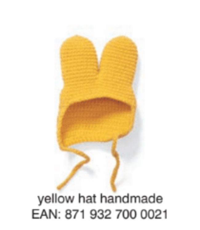 Gehaakte Knuffel | Miffy/Nijntje | Clothing | Yellow Hat | 100 % Cotton | 0+
