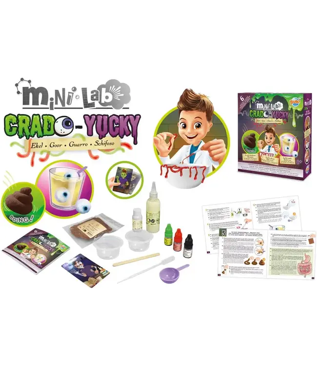 Buki | Mini Labo | Experimenten | Crado Yucky | 8+