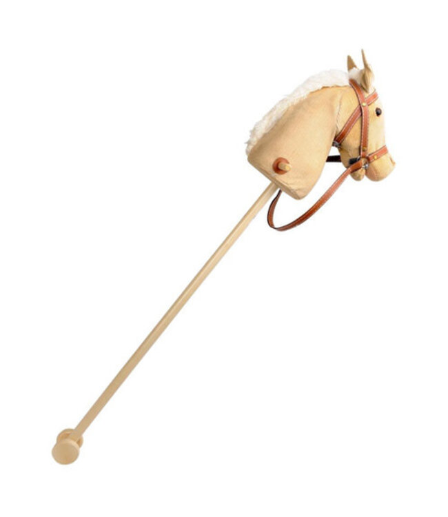 Pluche Stokpaard met Geluid | Rib Corduroy | 0,95 cm | 2+