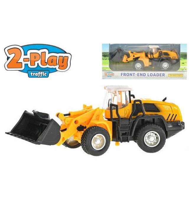 Traffic 2-Play | Die Cast | Pull back | Shovel Pullback 16 cm | 3+