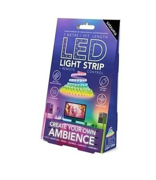 Satzuma | Led Light Strip | 3 mtr | reageert op geluid | 5+