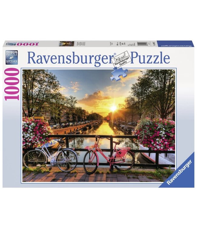 Ravensburger | Fietsen in Amsterdam | 1000 stukjes