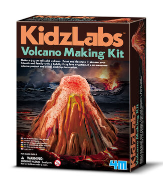 4M 4M | KidzLabs | Giet en Verf een Vulkaan | 8+