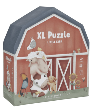 Little Dutch Little Dutch |Little Farm | Vloerpuzzel | 42 stukjes |  cm | 4+
