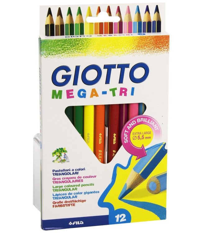 Giotto | Mega-Tri Potloden | 12 stuks | 3+