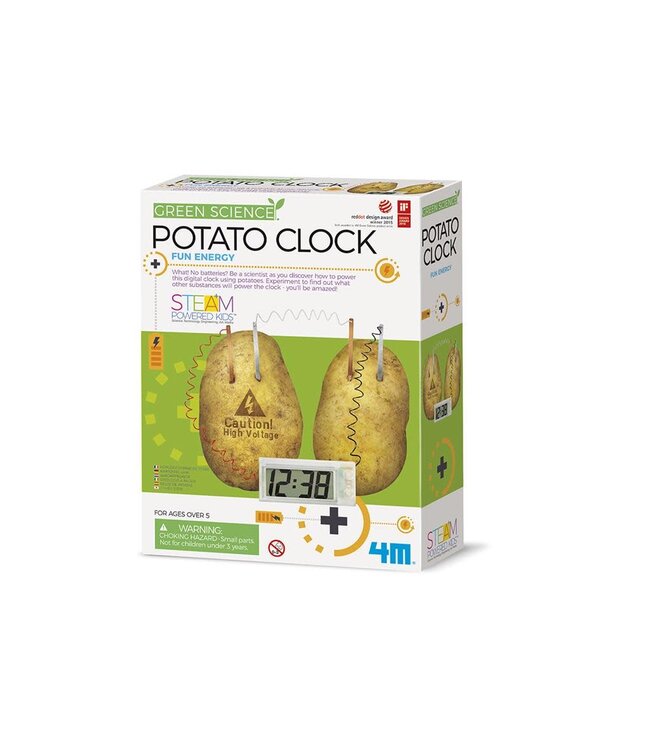 4M | Kidzlabs | Green Science | Potato Clock | 8+