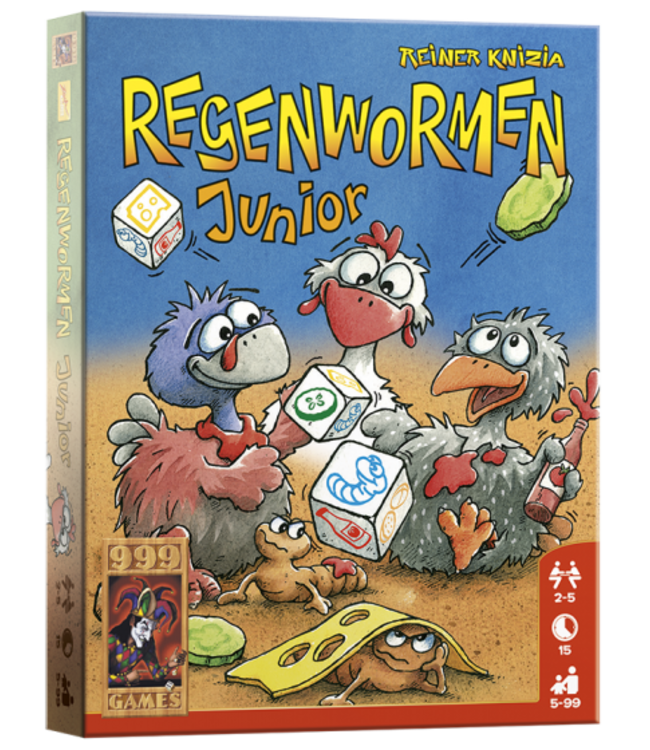 999 Games | Dobbelspel | Regenwormen | Junior | 5+