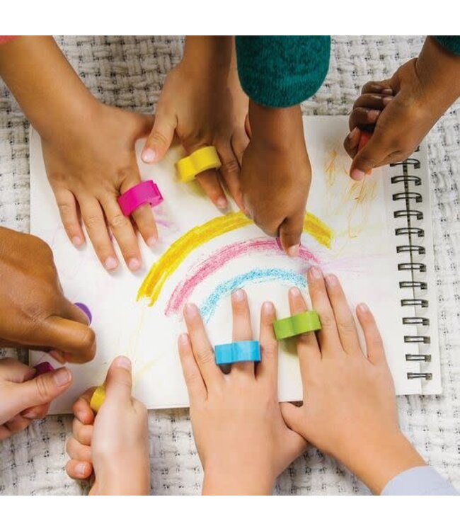 Ooly | Heart Ring Crayons | 6 delig | 3+