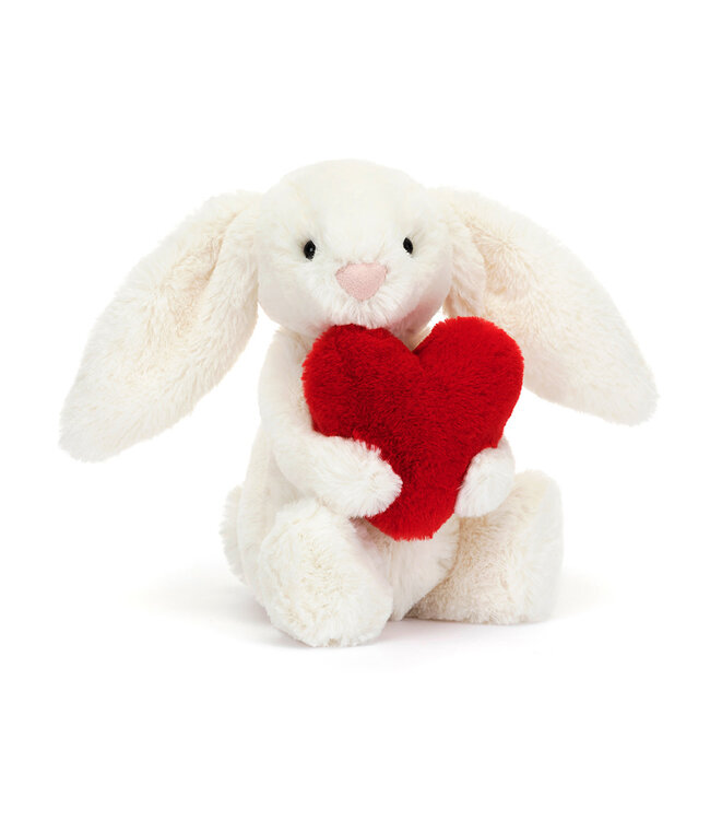 Jellycat | Bashful Red Love Heart Bunny Little | 18 cm