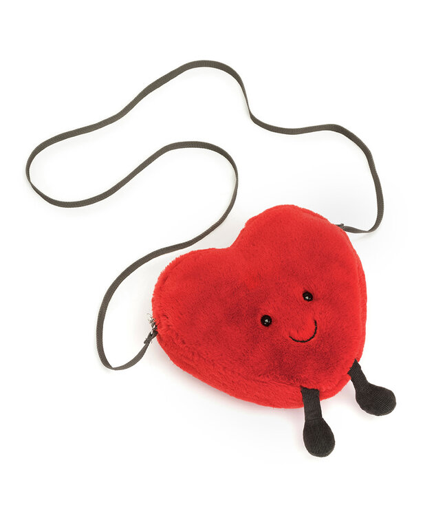 Jellycat | Amuseable Heart Bag | Red | 17 cm