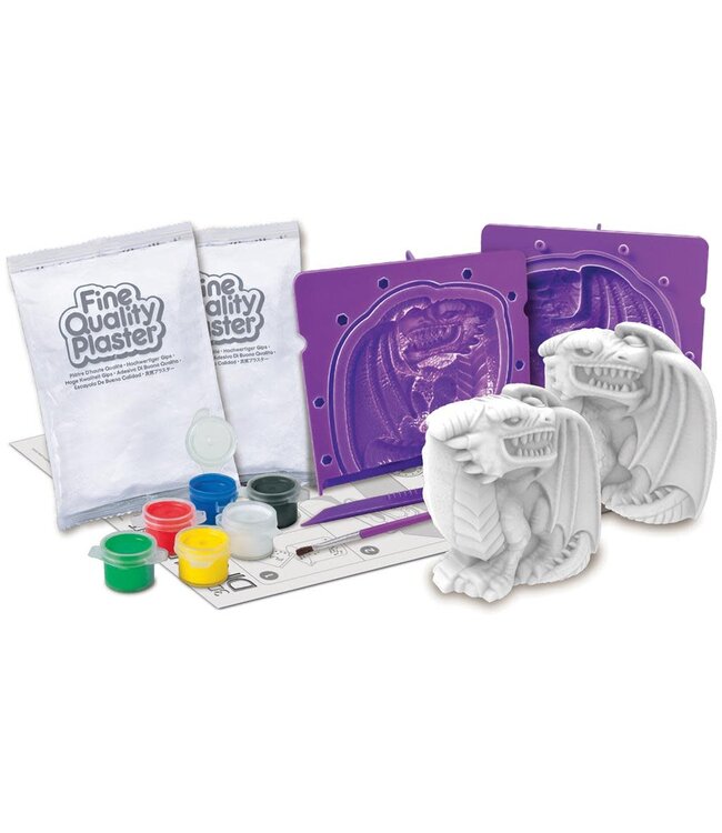 4M | Creatief | Gips Gieten en Verven | Dragons | 5+