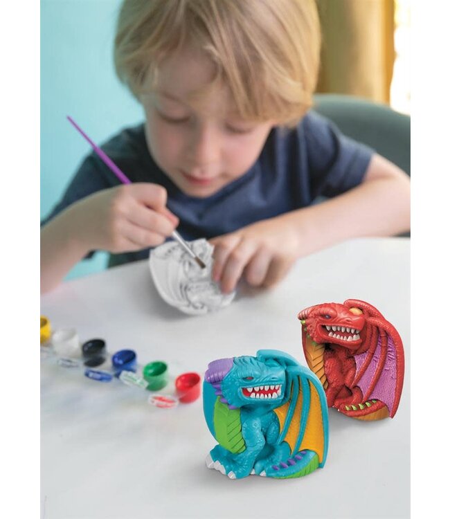 4M | Creatief | Gips Gieten en Verven | Dragons | 5+