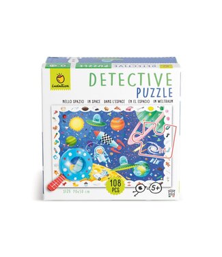 Ludattica Ludattica Puzzel | Detective Puzzel | in de Ruimte | 108 stukjes | 5+