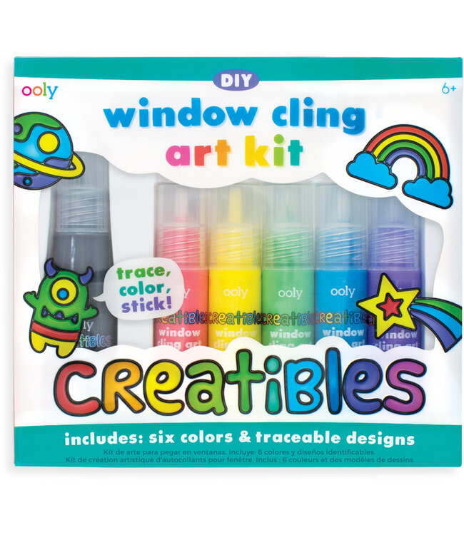 Ooly | Creatibles DIY | Window Cling Art Kit | 6+