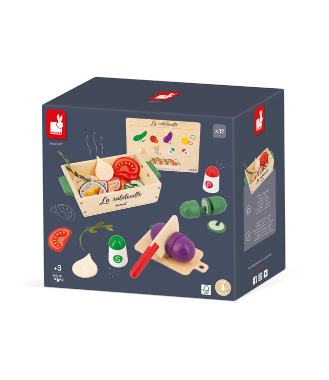 Janod | in de Keuken | Ratatouille | 32 delig | 3+