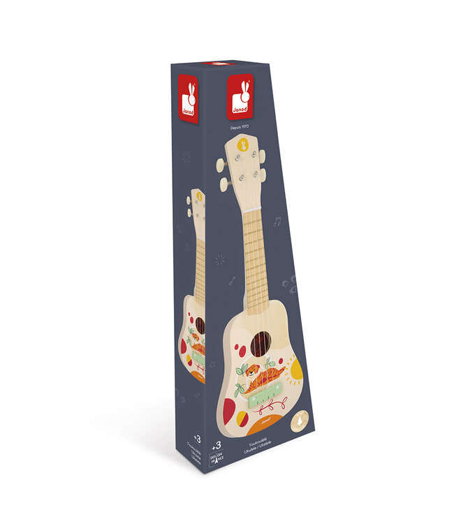 Janod | Muziekinstrument | Sunshine | Ukulele |  53,5  cm | 3+