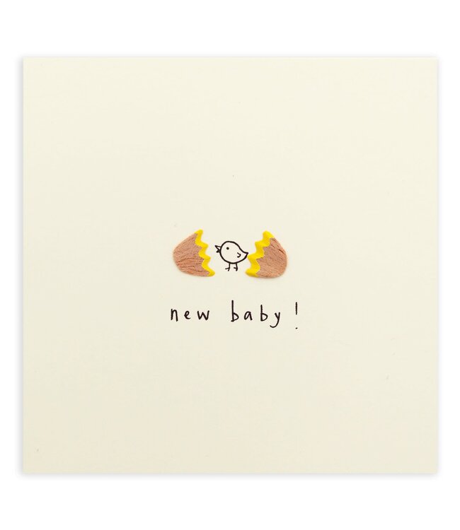 Pencil Shavings Cards by Ruth Jackson | Broken Egg | New Baby