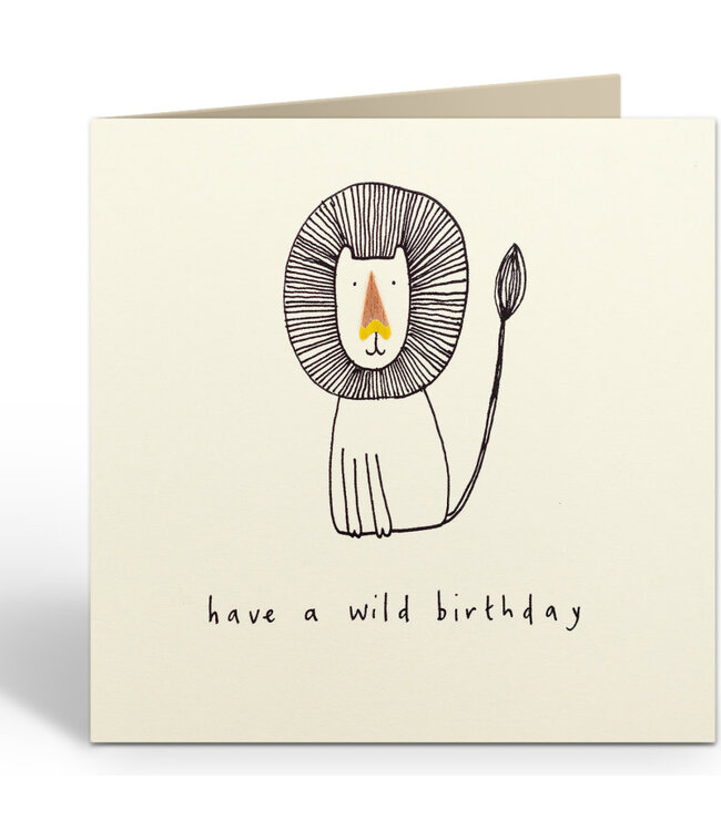 Pencil Shavings Cards by Ruth Jackson | Birthday Lion | Have a wild Birthday