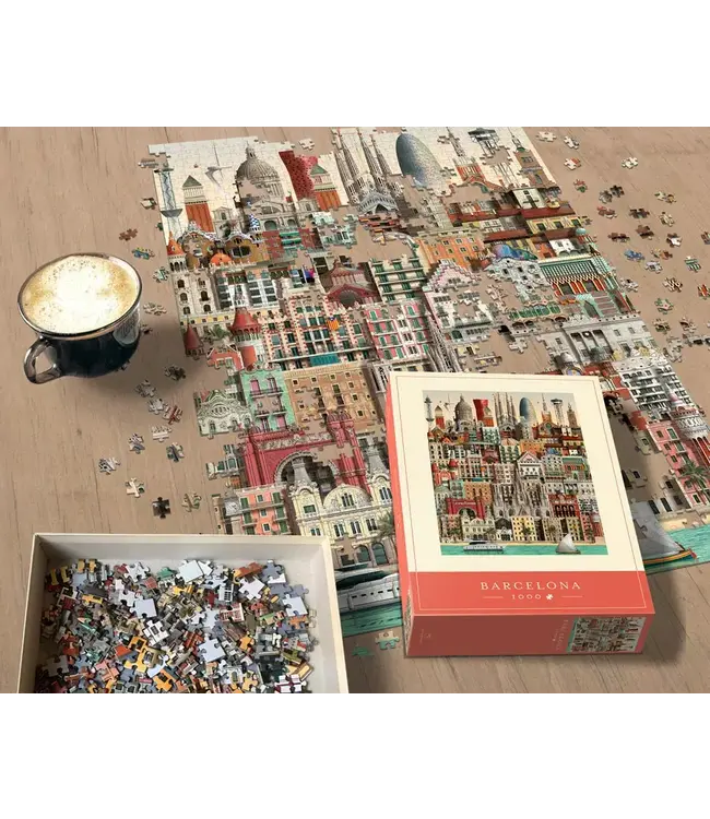 Martin Schwartz | Jigsaw Puzzle | 50 x 70 cm | Barcelona | Buildings | 1000 pieces