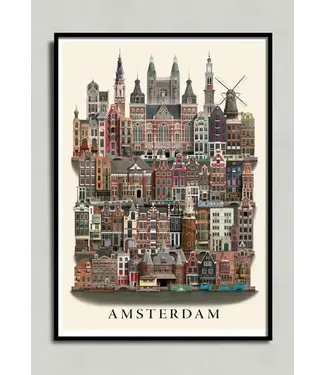 Martin Schwartz | Poster | Amsterdam | Large | 50 x 70 cm