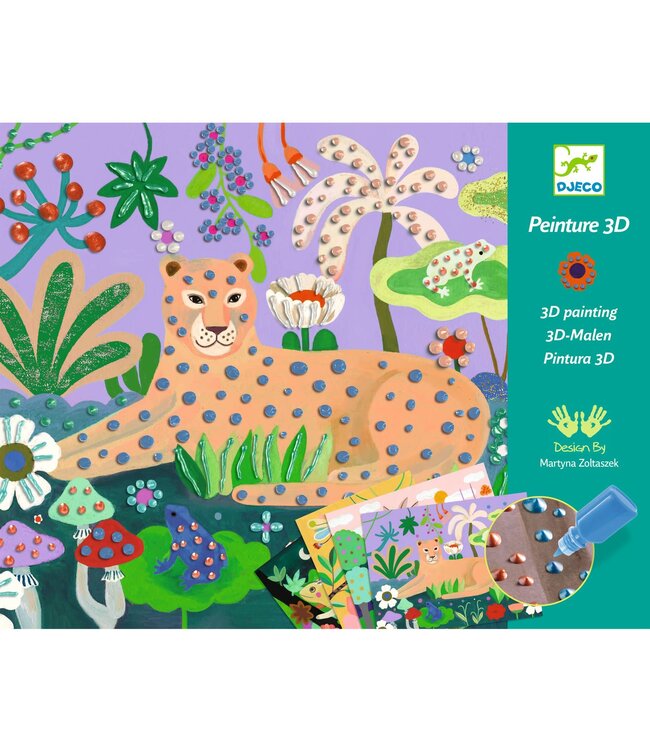 Djeco | Painting Set | Tropical Forest |  7-12 jaar