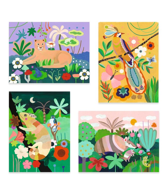 Djeco | Painting Set | Tropical Forest |  7-12 jaar