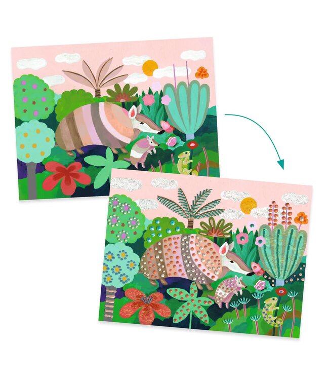 Djeco | Painting Set | Tropical Forest |  7-12 jaar
