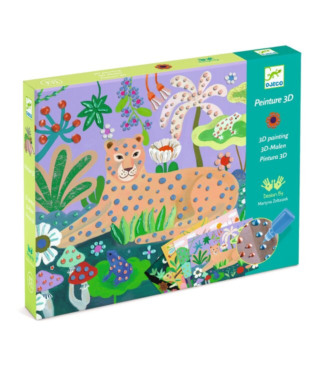 Djeco | Painting Set | Tropical Forest |  7-12 jaar
