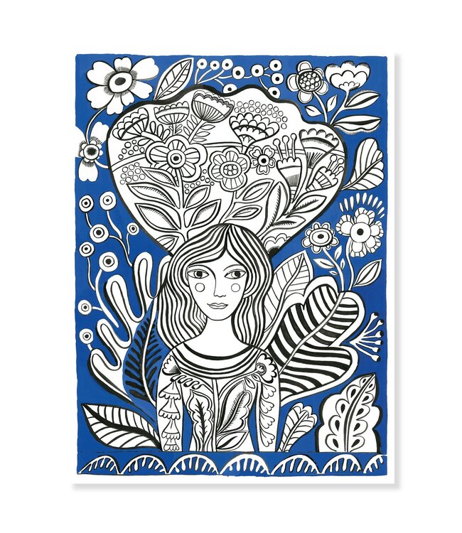 Djeco | Colouring Gallery | Blooms |  8+