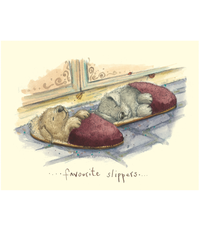 Two Bad Mice | Fran Evans |  . . . favourite slippers . . .