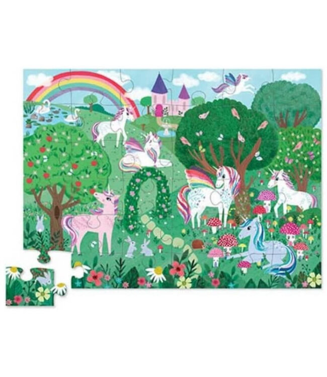 Crocodile Creek | Shaped Box Floor Puzzle | Unicorn Dreams | 36 delig | 3+