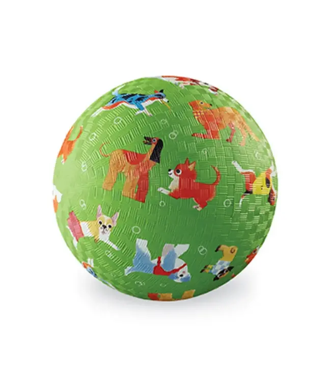 Crocodile Creek | Rubber Playball | 13 cm | Playful Pups | 3+