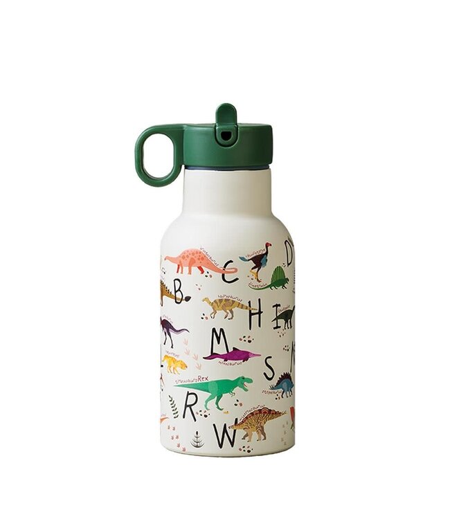 BioLoco | Sky Kids | Roestvrij Stalen Drinkfles | 22 cm | 350 ml | Dinosaurs