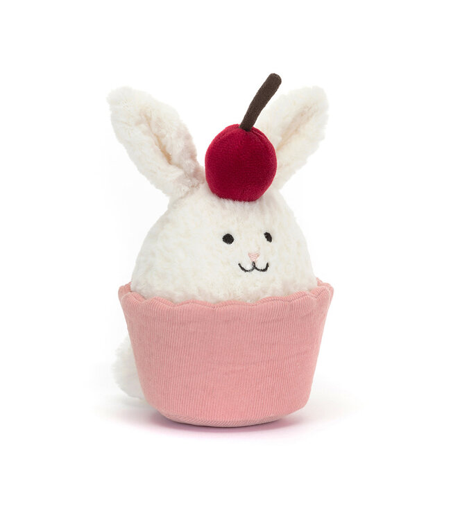 Jellycat | Dainty Dessert | Bunny Cupcake | 14 cm | 0+