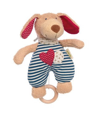 Sigikid Sigikid | Green Collection | Organische Knuffel | inclusief Muziekdoosje met Trekkoord | Hond | 25 cm | 0+