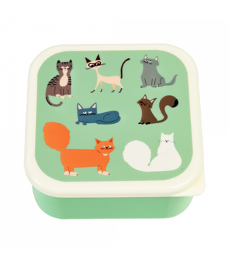 Rex London Rex London | Snack Boxes  | Set van 3 lunchboxen | 11,3 - 9,9 - 8,4 cm | Nine Lives