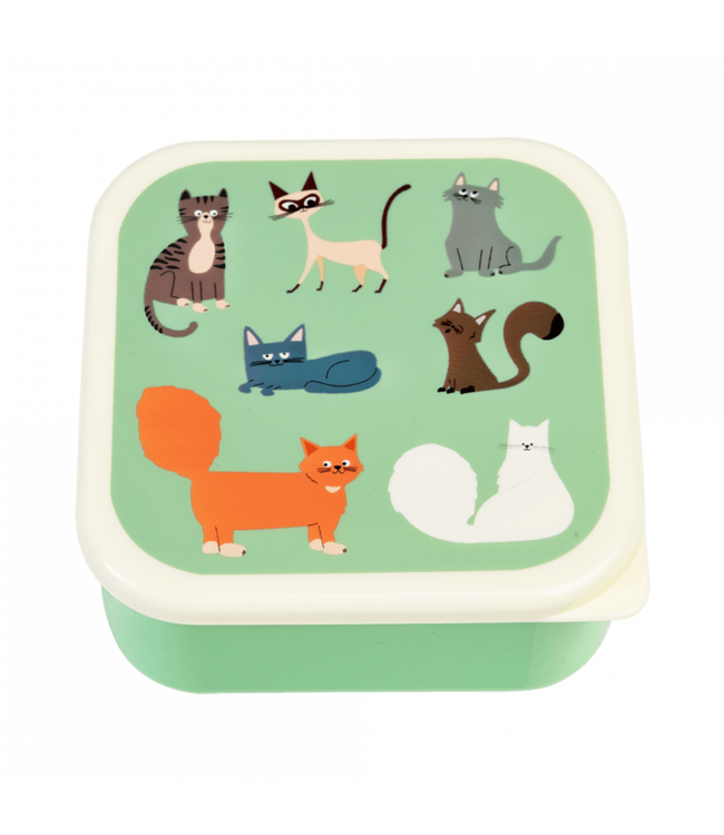 Rex London | Snack Boxes  | Set van 3 lunchboxen | 11,3 - 9,9 - 8,4 cm | Nine Lives