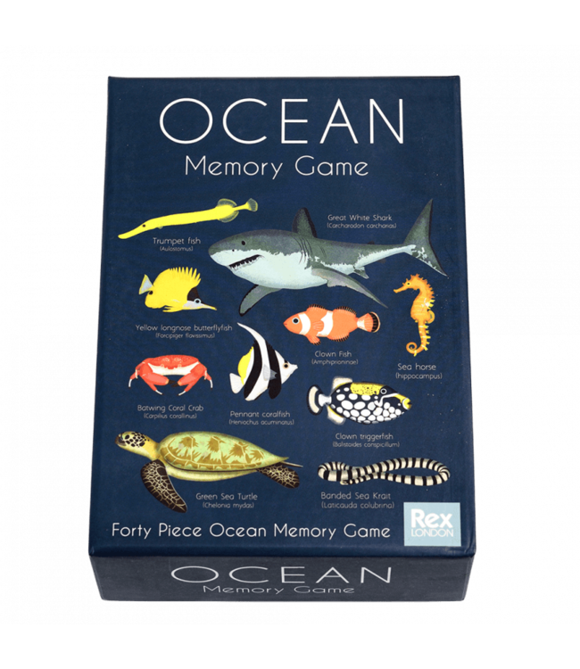 Rex London | Memory Game | 20 pairs | Ocean | 5+