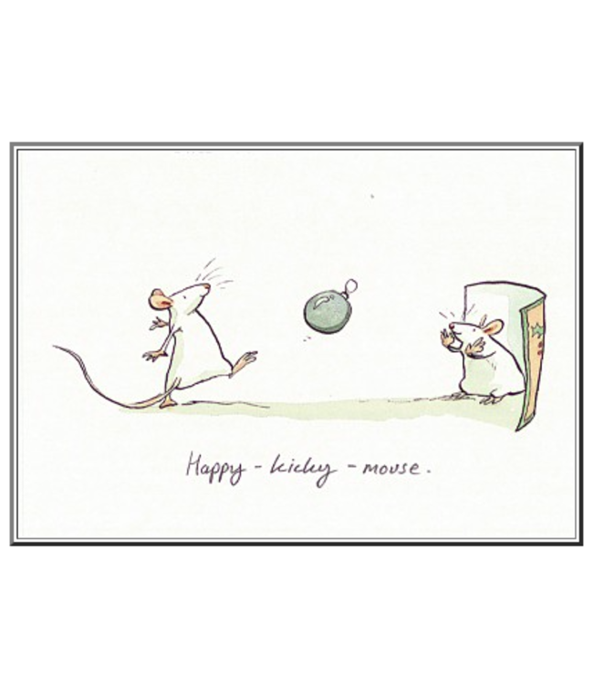 Two Bad Mice | Kerstkaart  | Anita Jeram | Happy-Kicky-Mouse