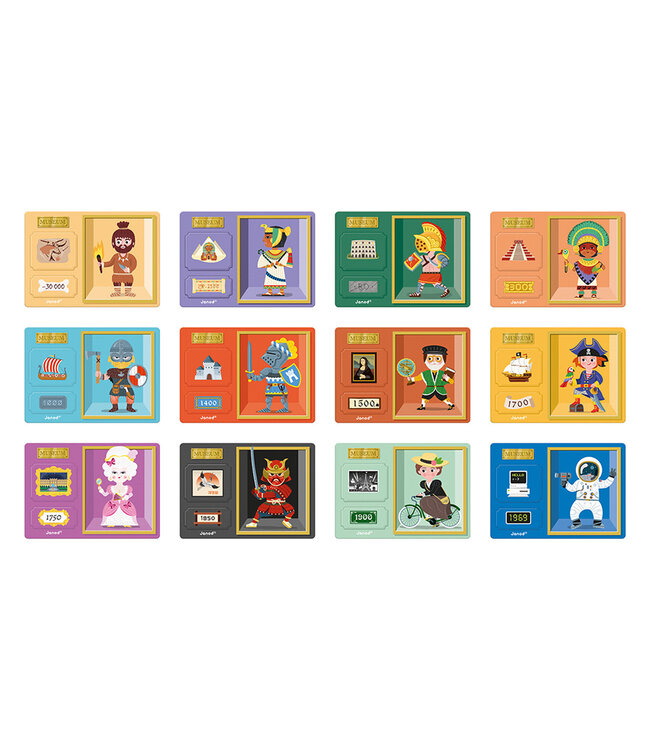 Janod | Magnetibook | Geschiedenis | 3 tot 8 jaar