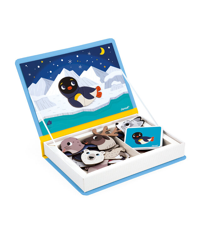 Janod | Magnetibook | Pooldieren | 3 tot 8 jaar