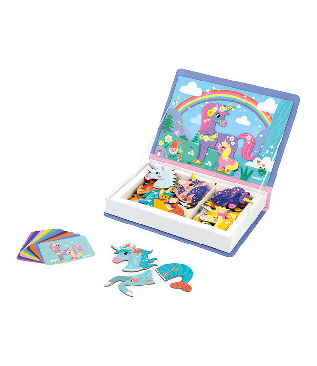 Janod | Magnetibook | Eenhoorn | 3 tot 8 jaar