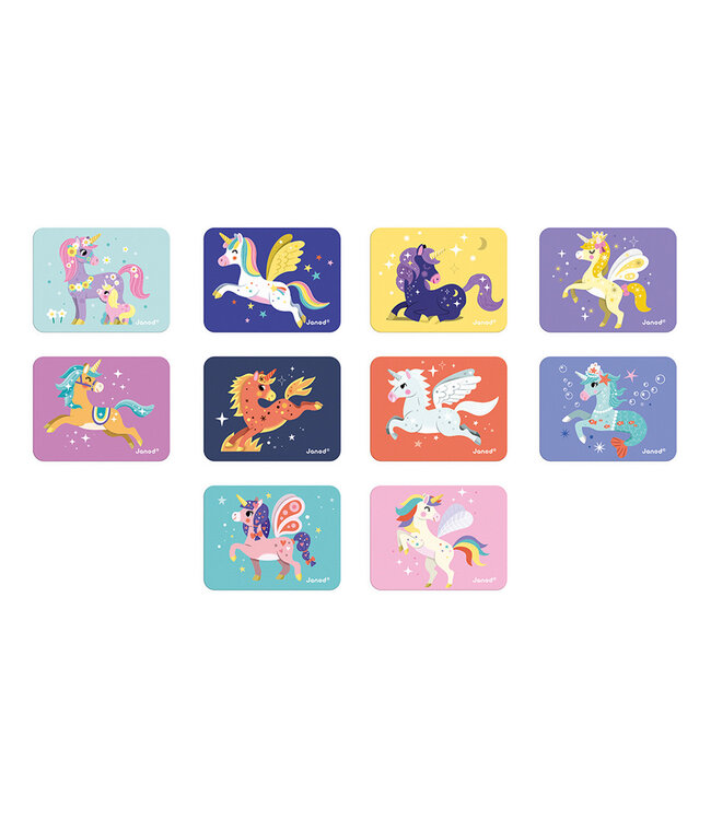Janod | Magnetibook | Eenhoorn | 3 tot 8 jaar