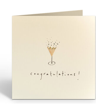 Ruth Jackson Pencil Shavings Cards by Ruth Jackson | Champagne | Congratulations
