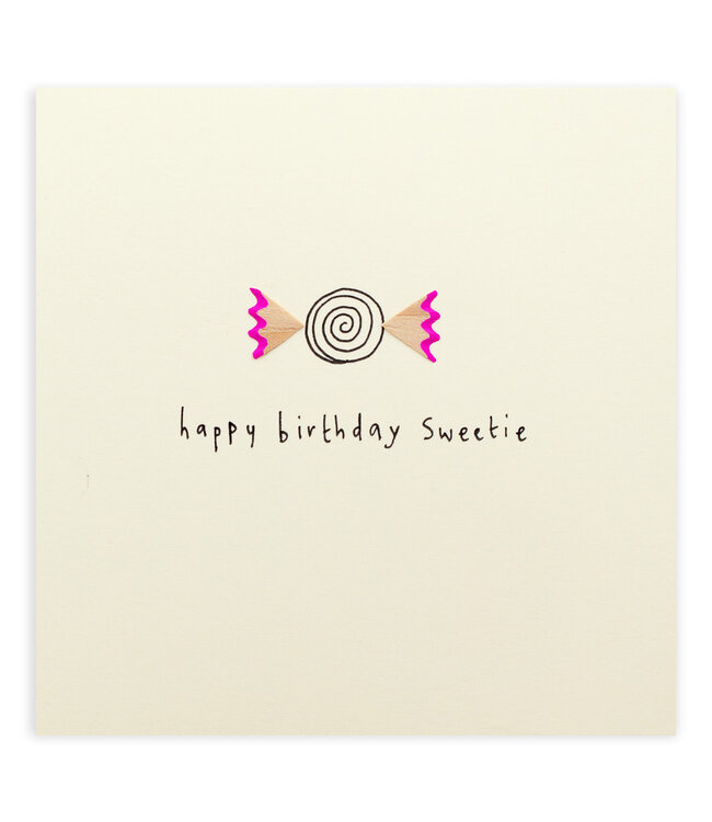 Pencil Shavings Cards by Ruth Jackson | Happy Birthday Sweetie