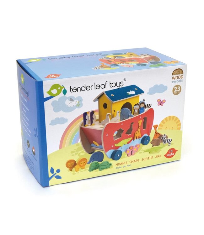 Tender Leaf Toys | Noah's Shape Sorter | Ark | +18 mnd