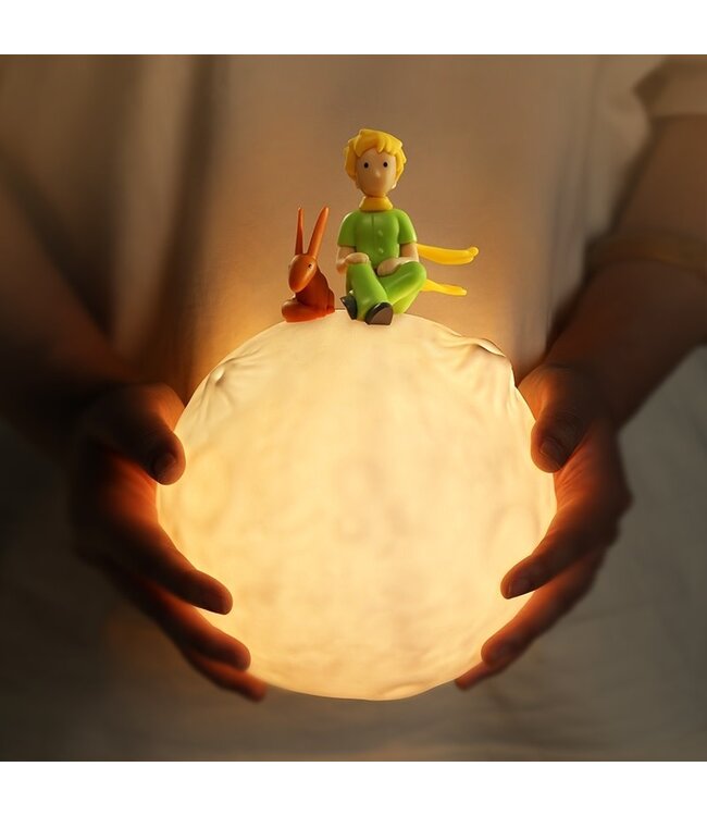 Trousselier | Touch Nachtlampje | de Kleine Prins© en de Vos | USB Oplaadbaar | 14 x 14 x 18.3 cm