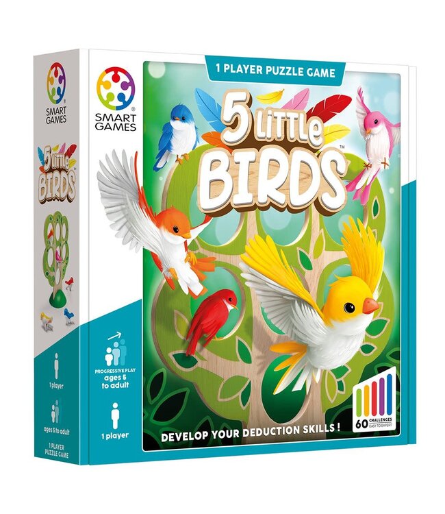 Smartgames | 5 Little Birds | 60 Opdrachten | 5+